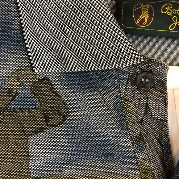 Bobby Jones VINTAGE Italian Artwork Golf Polo -XL - Picture 7 of 8